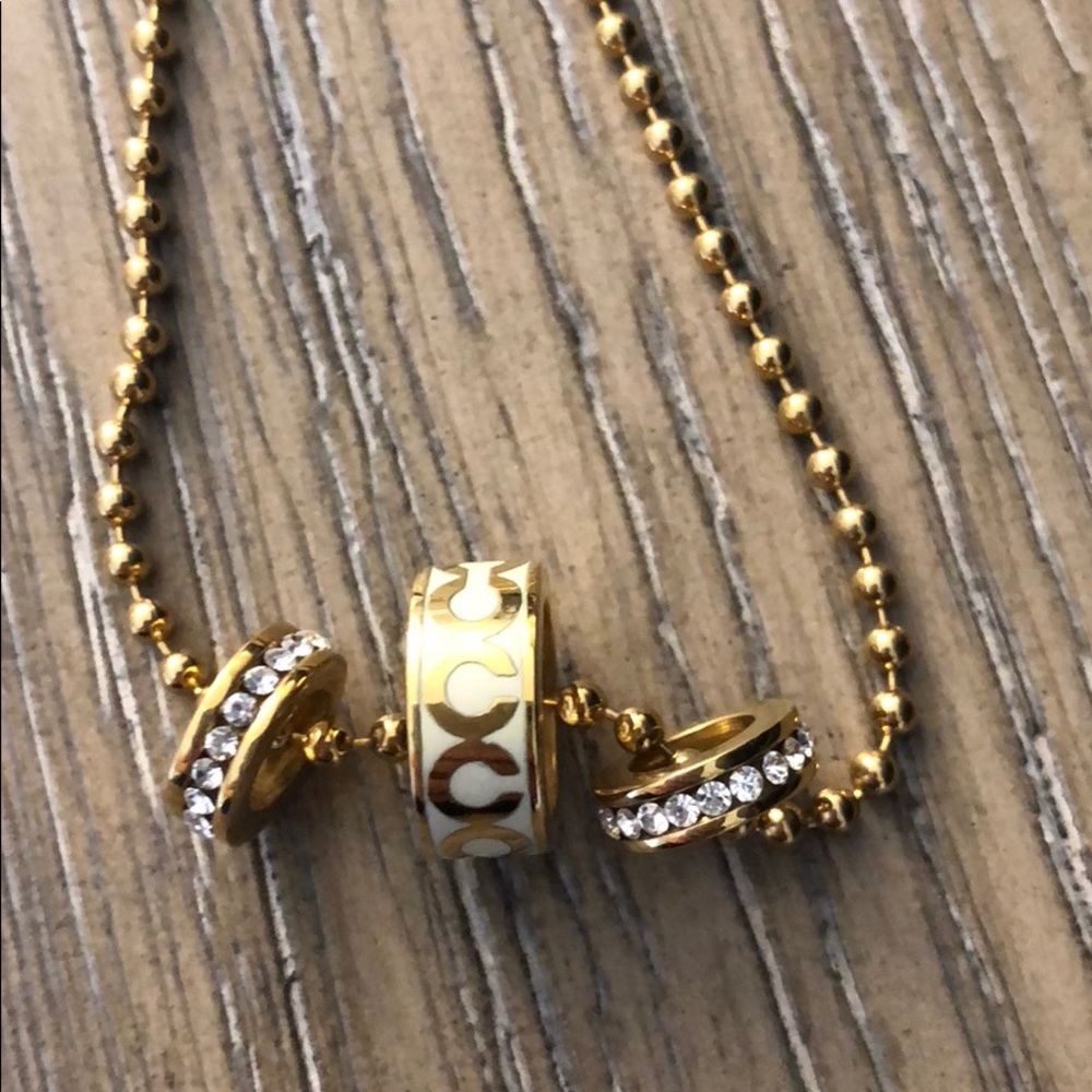 Gold Coach Necklace